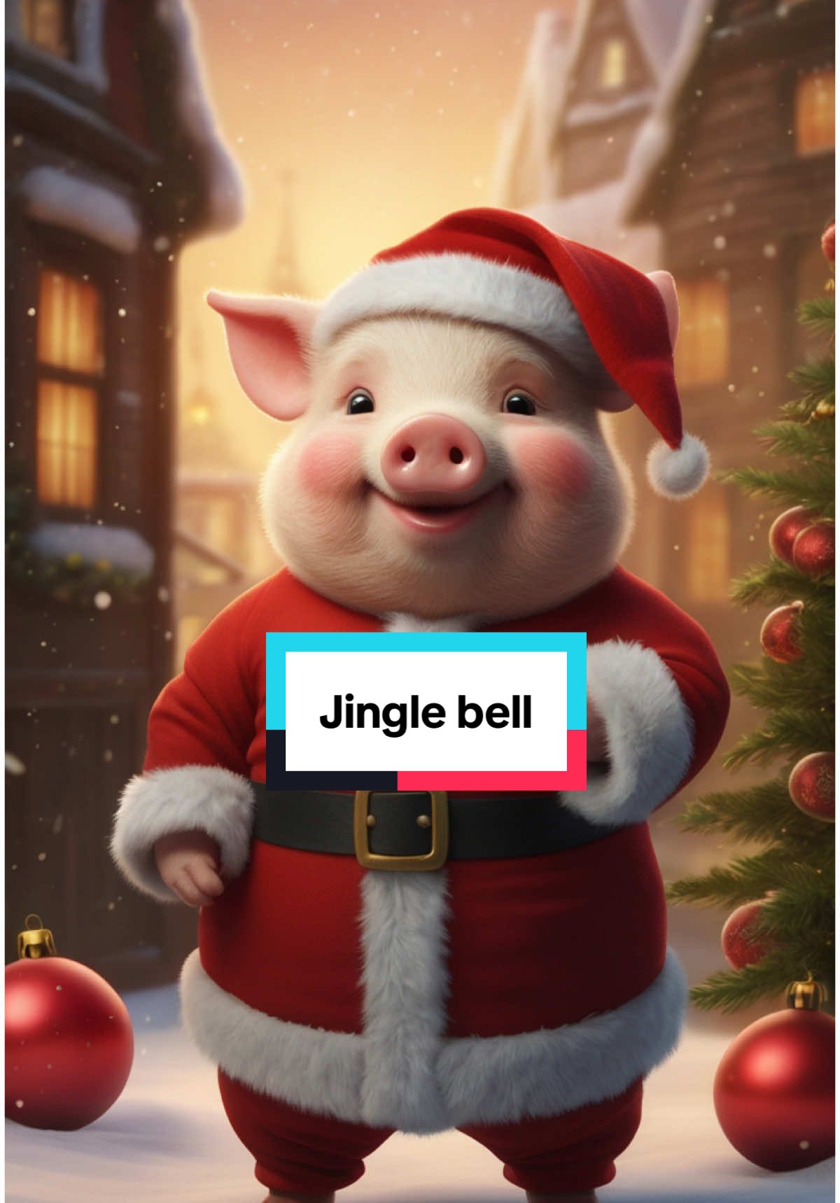 Jingle Bells. Bài hát Giáng sinh vui nhộn của lợn con. #jinglebells #forkids #nhacthieunhi #pig #animaldance #funnyvideos #marrychristmas🎄🎄 #santa 