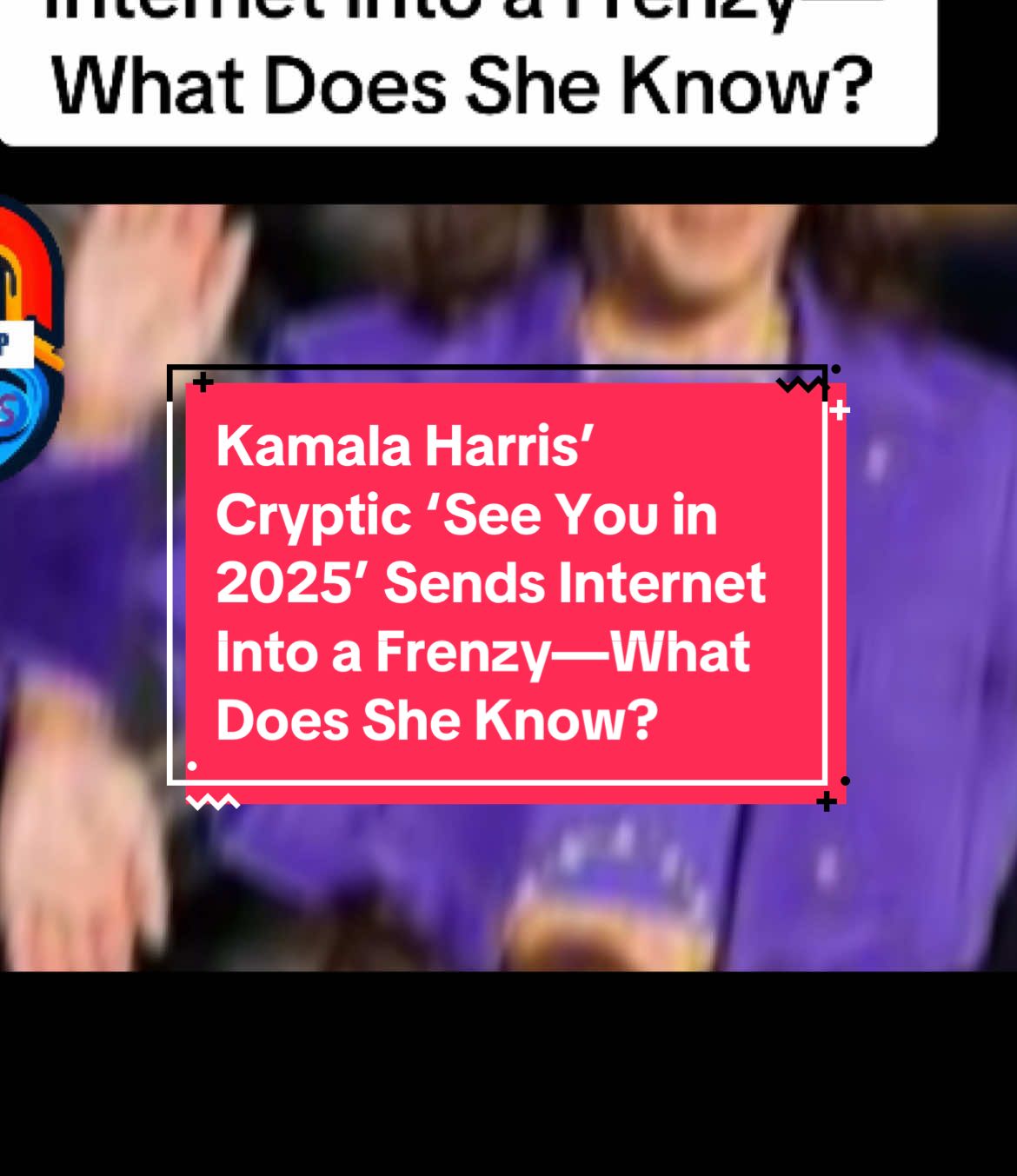 Kamala Harris’ Cryptic ‘See You in 2025’ Sends Internet Into a Frenzy—What Does She Know?#politics #breakingnews #news #newstiktok #politicaltiktok #kamalaharris #kamalaharris2024🇺🇸💙 #harris2024 #2025predictions 