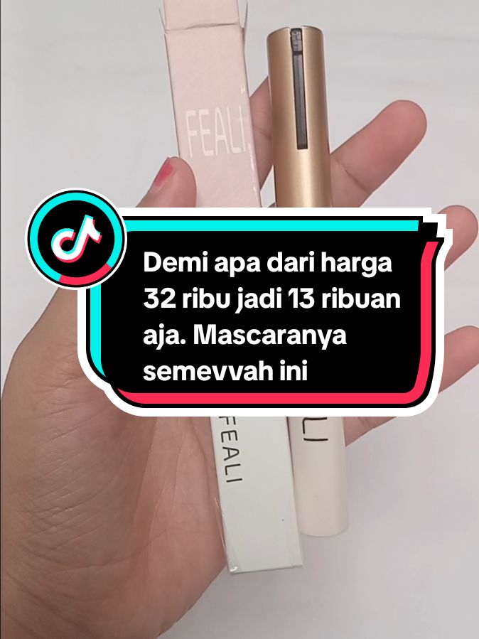 kerennn bangettt, semewah ini cuma kena harga 13 ribuan aja. Kalian yang mau juga jangan sampe harga keburu naik baru mau beli plisss. #mascara #maskara #mascarawaterproof #maskarawaterproof #mascaraviral #trending #feali #mascarafeali #maskarafeali #promoambyar #flashsale 