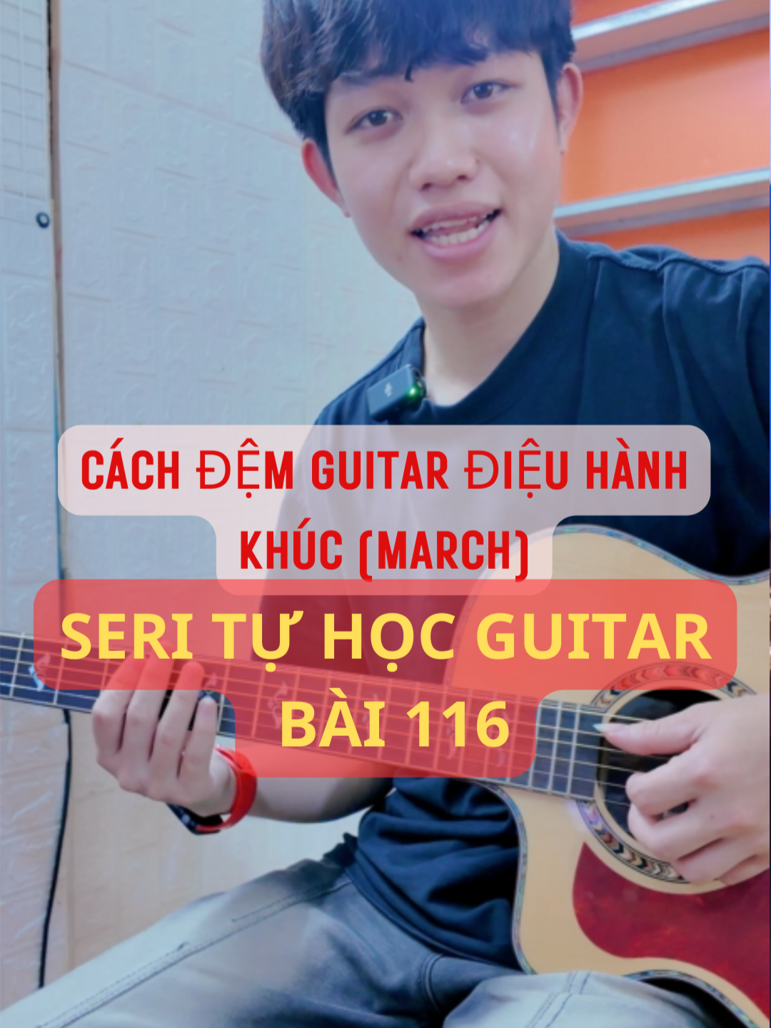 Bài 116: Cách Đệm Guitar Điệu Hành Khúc (March). #thaytoandaynhac#guitar#guitartok#dayguitar#LearnOnTikTok #trending