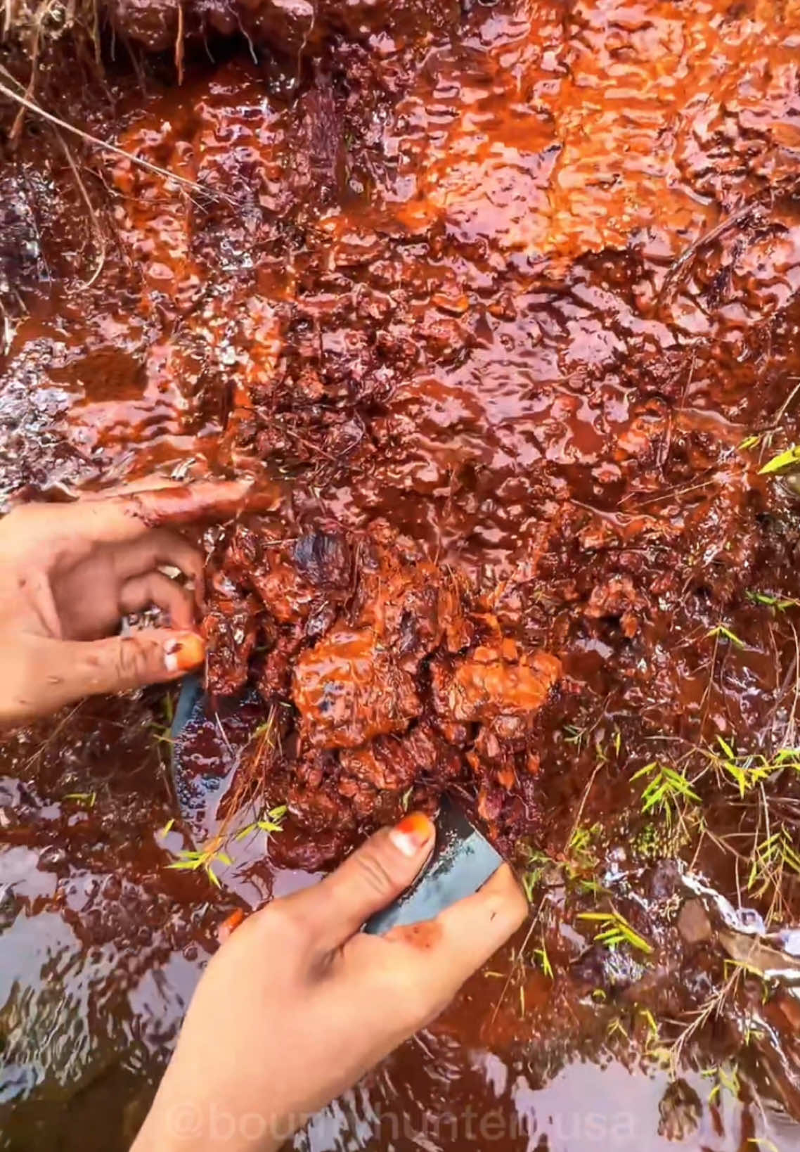 Wow.., Shocked the world 😱‼️Amazing gold discovery in the scary river. #goldprospecting #golddiscovery #goldrush 