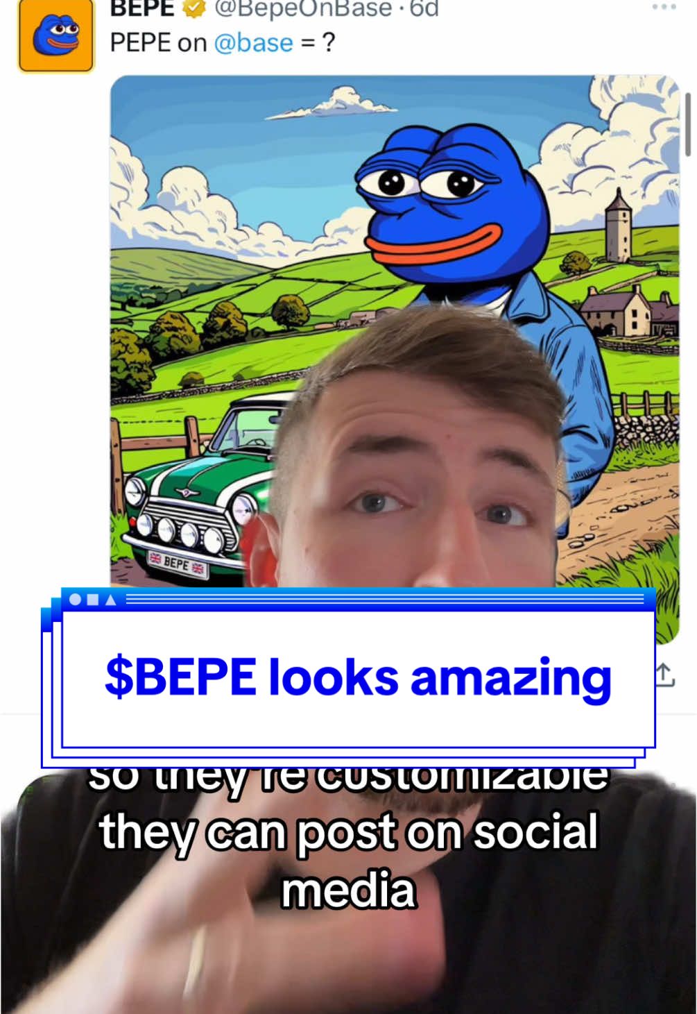 #bepe is the #pepe on #base and it has tons of utility and potential