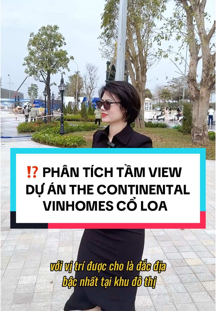 ⁉️ Phân tích tầm view dự án The Continental Vinhomes Cổ Loa #bds #hanhnguyenbds #vincoloa #hanoi #chungcumik #chungcu #vinhomesglobalgate #view #huongnha #phongthuy #donganh #phantich 