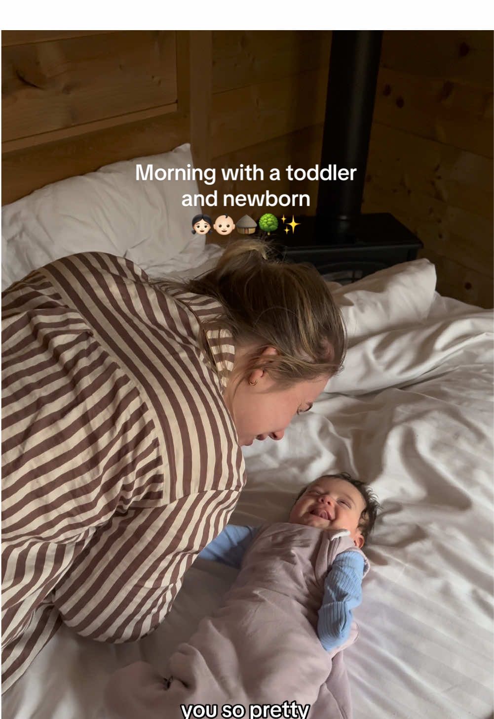 Did we survive a night in the woods?😅🛖🌳🦌✨ Stay is part gifted by @Forest Holidays 🤍 #morningroutine #newbornvlog #babies #toddlerandbaby #familyoffour #ukmum 