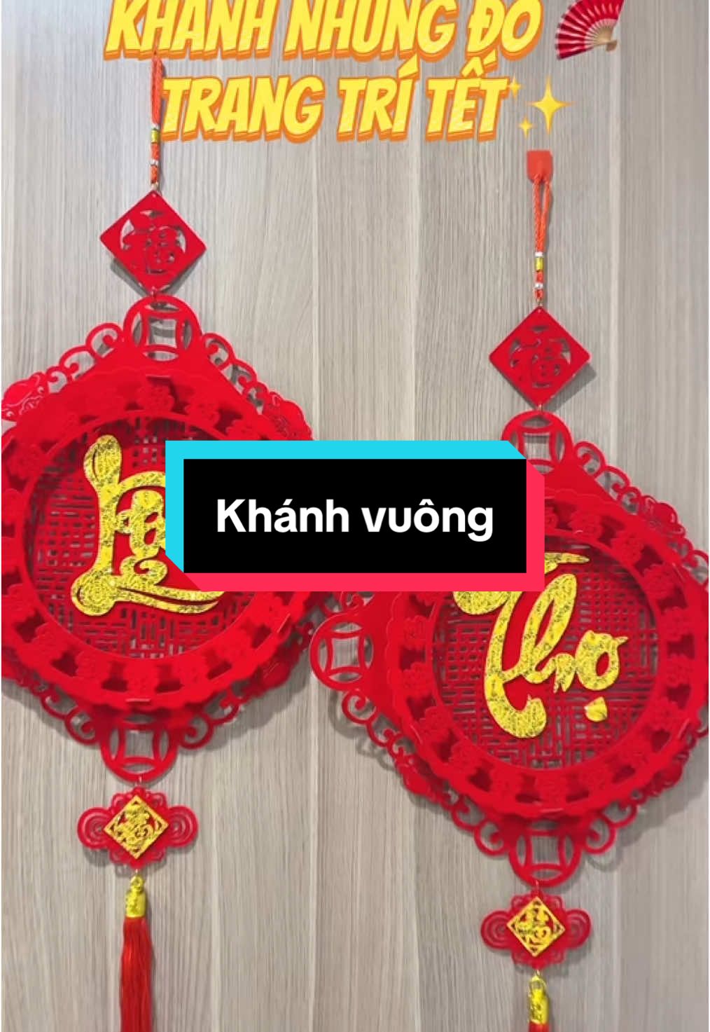 Sắm đồ trang trí tết thoi các bác🪭✨#khanhvuongnhung #lixitet2025🧧🧧 #liengtreo #caudoitet #xuanatty2025 #tet2025 #xuhuong 