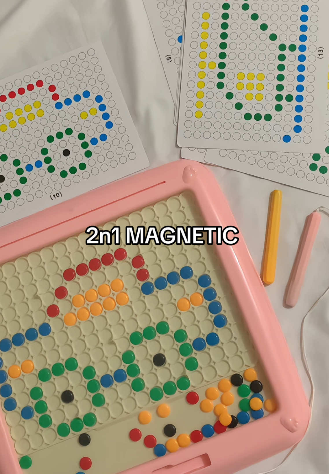 Less screentime at mag eenjoy pa mga anak nyo dito! ✨ #montessoritoys #learningtoys #magneticboard #toysforkids #giftforkids #fypp #tiktokfinds 