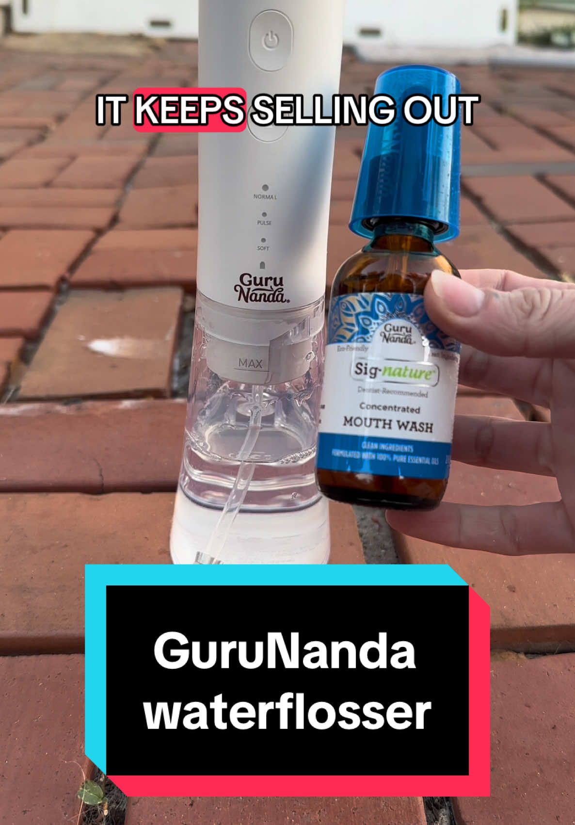 This waterflosser by GuruNanda is SO powerful and the mouthwash concentrate gives me the cleanest feels everytime. #gurunanda #waterflosser #gurunandaproducts #mouthwash #resultsmayvary @GuruNanda LLC #gurunandaaffiliate 