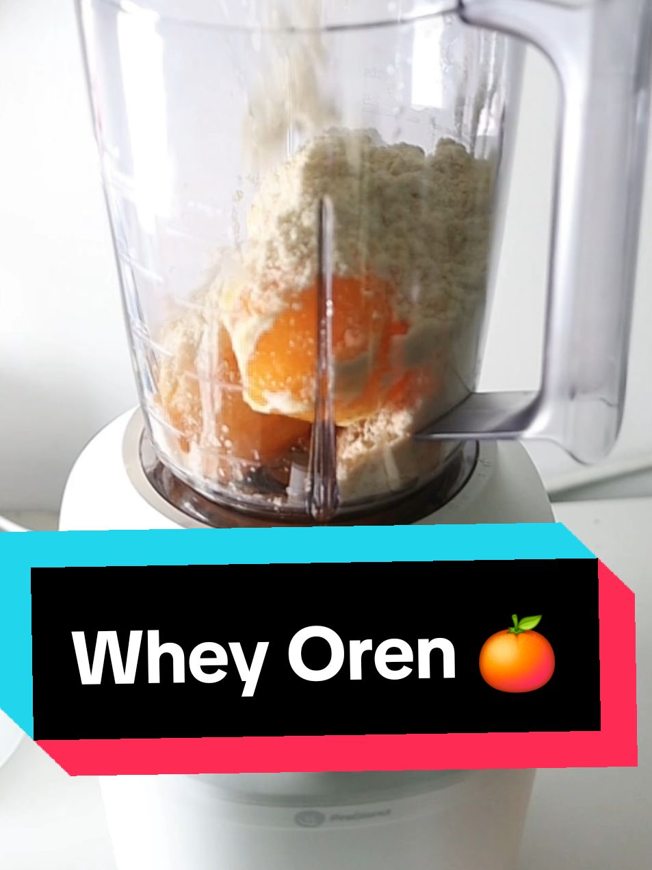 Replying to @syamsulamir23 Whey protein campur buah oren #whey #oren #sunquick #gym #Fitness #protein 