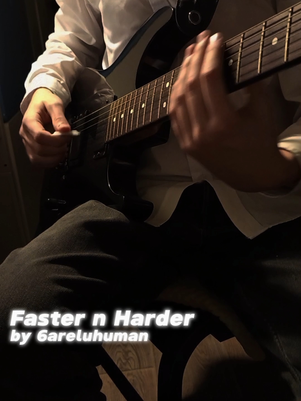 Faster n Harder - 6arelyhuman🎸 ФУЛЛЫ,ТАБЫ,УРОКИ В БИО #6arelyhuman #fasternharder #guitarcover #electricguitar  @6arelyhuman sounds good?