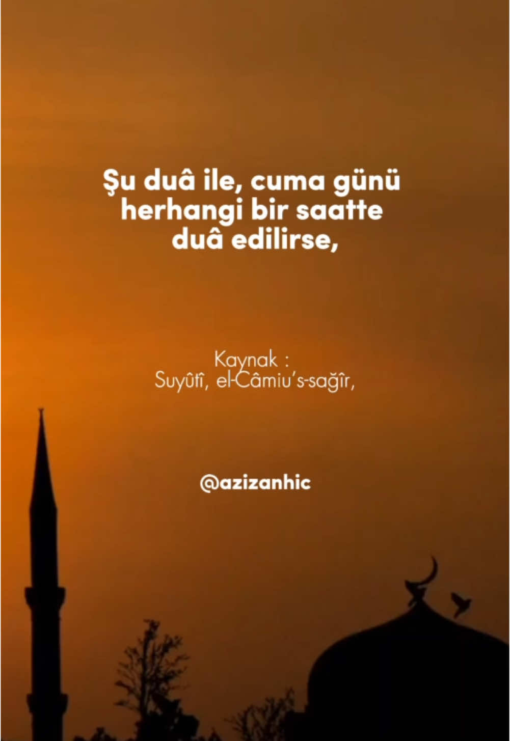 #cumaduası 