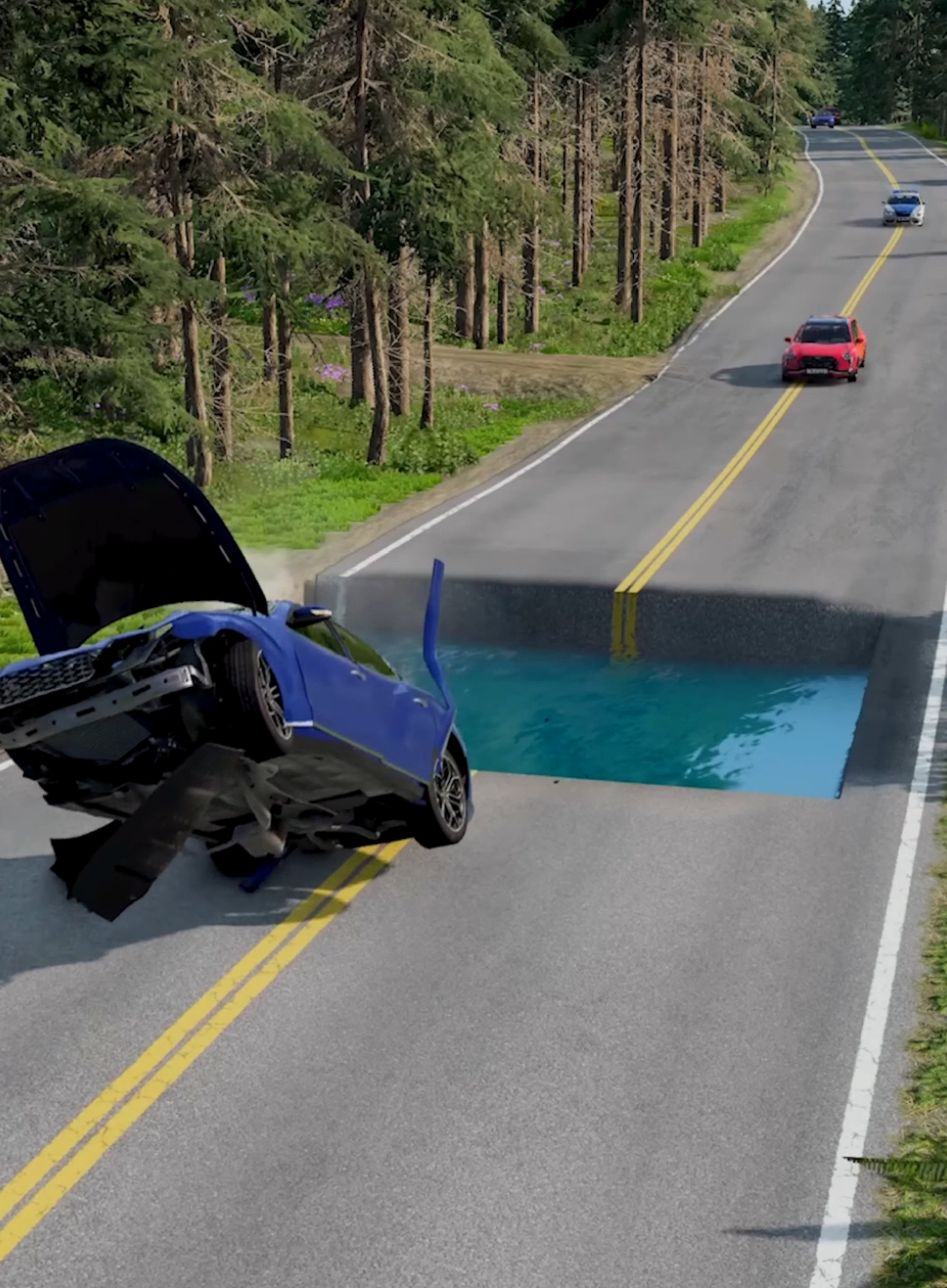 Watch till end 😁  #beamng #beamngdrive #beamngcrash 