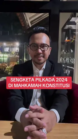 Sengketa Pilkada 2024 di Mahkamah Konstitusi.  #mahkamahkonstitusi #mk #pilkada2024 #gubernur #bupati #walikota #advokat #lawyerindonesia #sengketapilkada2024 #pengacara #kemalshahab