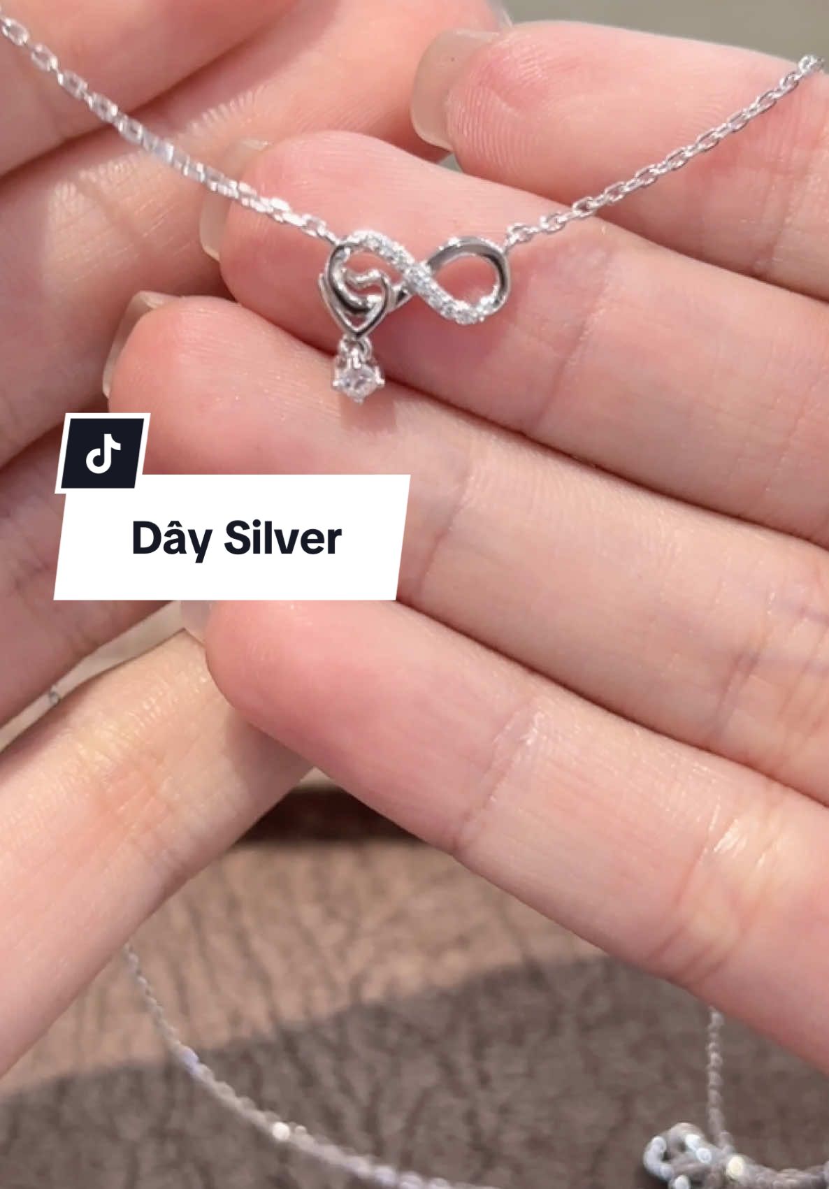 Dây  Silver vô cực siu xinh #fypシ #PNJ #pnjdnb #fyp #pnjlongkhanh #pnj #outfit #silver 