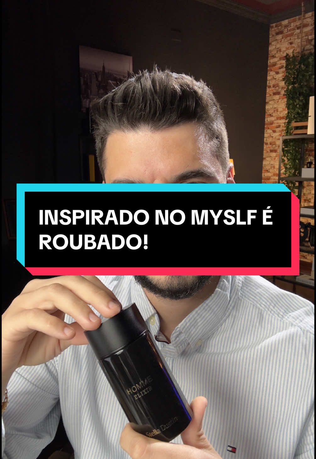 PARA DE APELAR STELLA DUSTIN! ESSE PERFUME INSPIRADO NO MYSF É ROUBADO! O HOMME ELIXIR FICOU TOP Compre  perfume masculino mencionado no vídeo no site @thekingofparfums.oficial - use o cupom Jordao2021 e ganhe desconto em sua compra #perfume #perfumes 