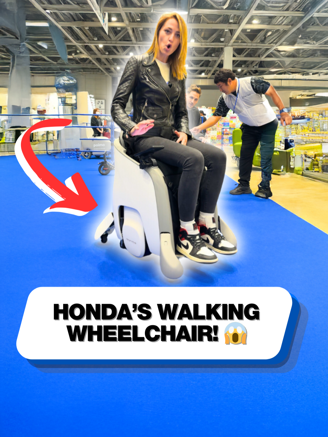 You can control these wheelchairs with your MIND... 🤖 #honda #wheelchair #futuretech #technology #techtok #japan #ev #cyberpunk #disability #concept #electricvehicle #scifi #cartok #supercarblondie