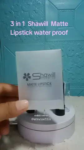 3 in 1  Shawill  Matte Lipstick water proof #fyp  #trendingvideo 