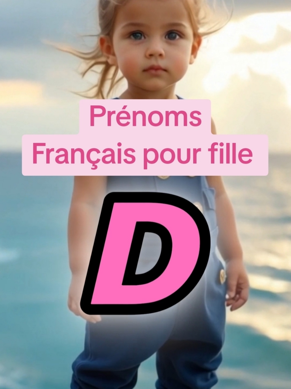 Les plus jolis prénoms Français pour une fille !  #prénomsfille #prenom #baby #petitefille 