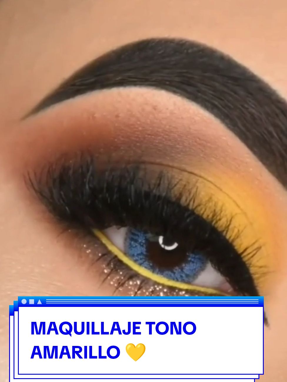 MAQUILLAJE TONO AMARILLO  #makeupartist #makeuphacks #puvi #tipmaquillage #maquillajeviraldetiktok #maquillajeenapredizaje 