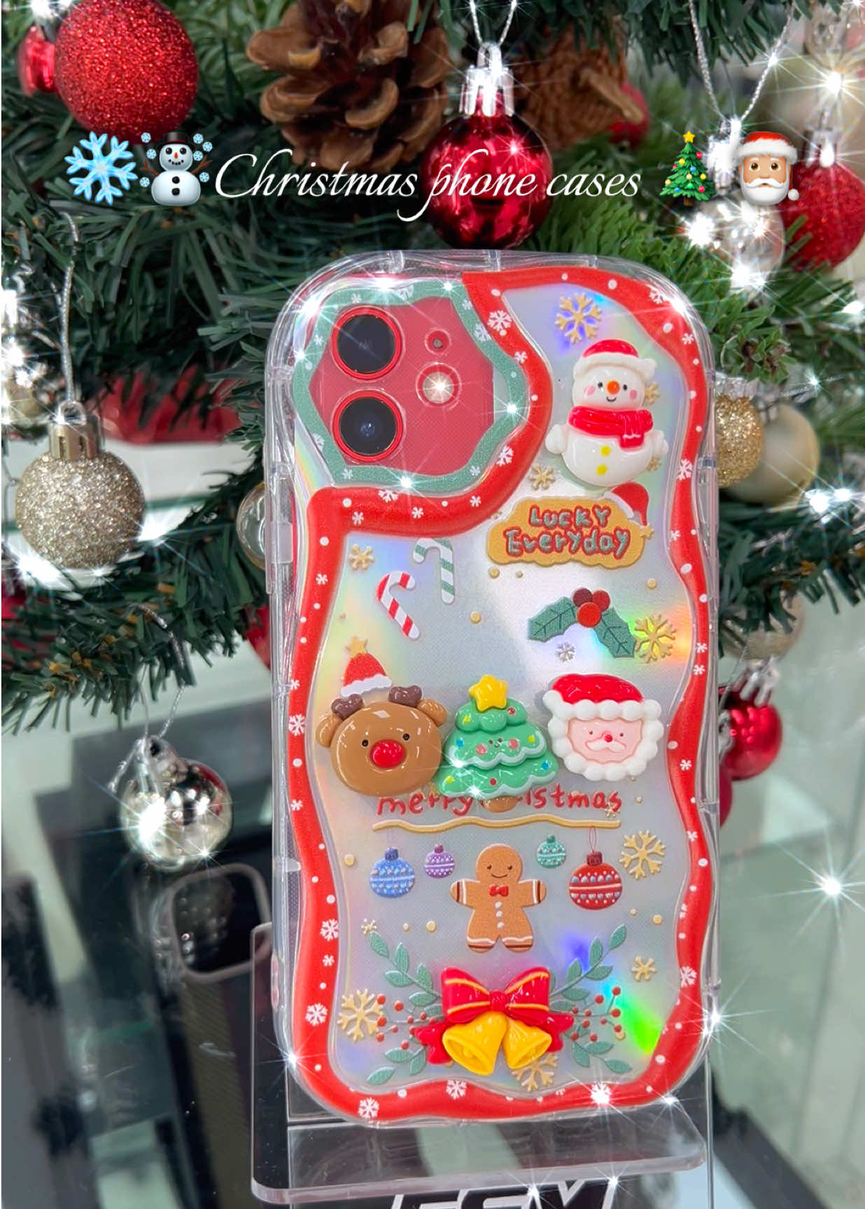 🎄🎅🏼 3D Christmas phone cases ❄️☃️  📍Rue Voltaire 28 ,1201 Geneva  #new #phonecases #christmas #christmasphonecase #phonecase #phonecases #iphone #phoneaccessories #geneva #newphonecase #new_trending #phone #geneve #christmas2024 