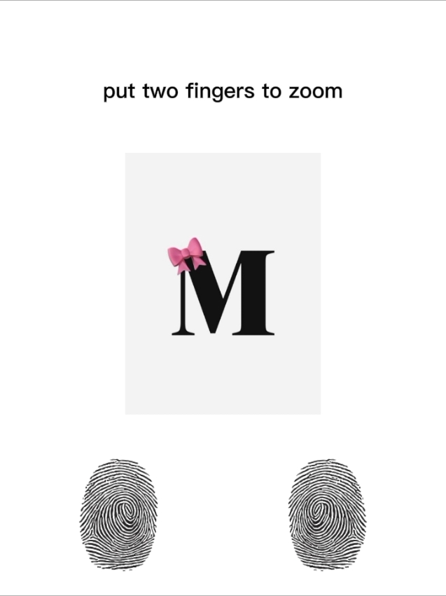 M🎀 #m #trending #trend #puttwofingerstozoom 