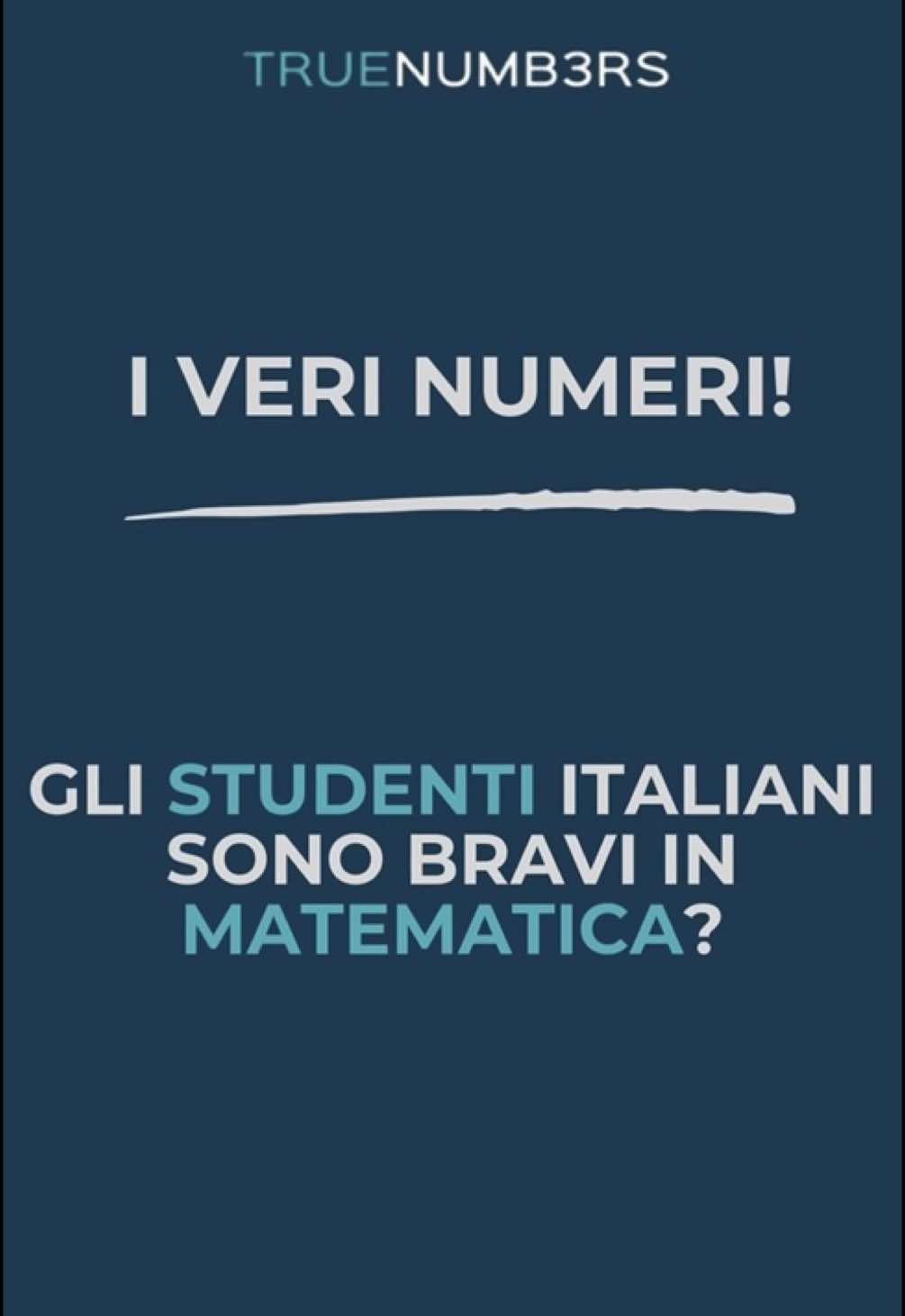 I veri numeri-Gli studenti italiani sono bravi in matematica?🧮Scopri i numeri!#numeri #truenumbers #studenti #matematica #ai #avatar 