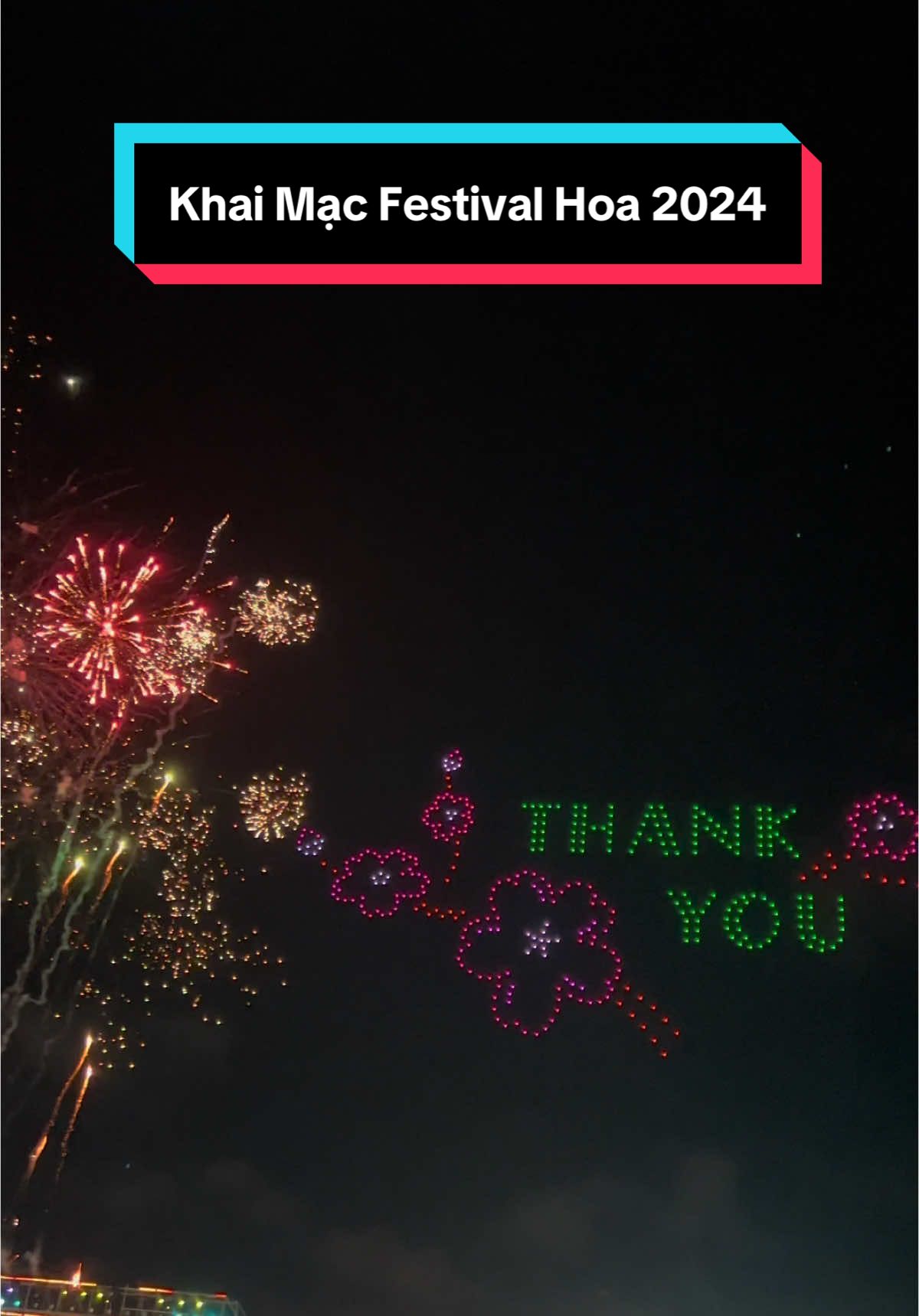 Lễ khai mạc Festival 2024 tại Đà Lạt ngày 5/12/2024 với màn trình diễn Drone và Bắn pháo hoa cực ấn tượng #festivalhoa2024 #festivalhoadalat 