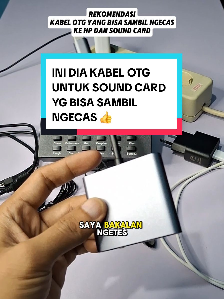 Membalas @h_d_doraemon_super_hore ini kak rekomendasi kabel OTG yg bisa sambil ngecas HP dan Sound card sekaligus, suaranya clean , gak ada suara berisik seperti arus listrik ketika kita sambil ngecas 👍 #kabel #otg #kabelotg #otgsoundcard #otgsambilngecas #otgbisacas #soundcard #soundcardv8 #wibgajian #megaguncang1212 #cuantanpabatas 