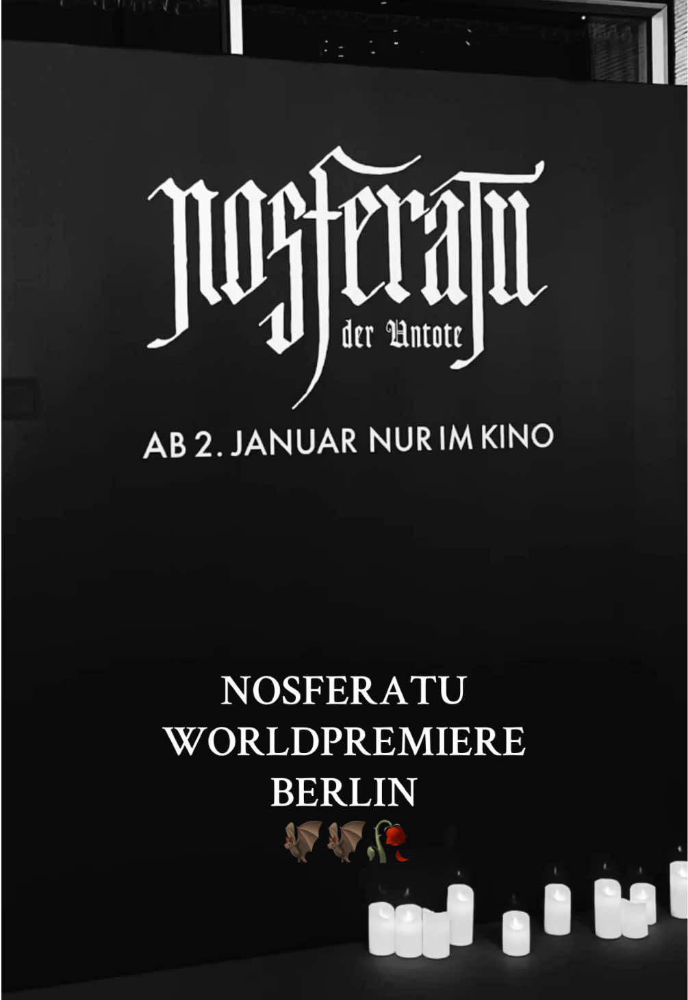 NOSFERATU🦇🥀 @Universal Pictures De  #nosferatu2024 #nosferatumovie #roberteggersfilm #lillyrosedepp #billskarsgård #willemdafoe #nicholashoult #aarontaylorjohnson #emmacorrin #premiere #berlin #fyp #foryou #viral 