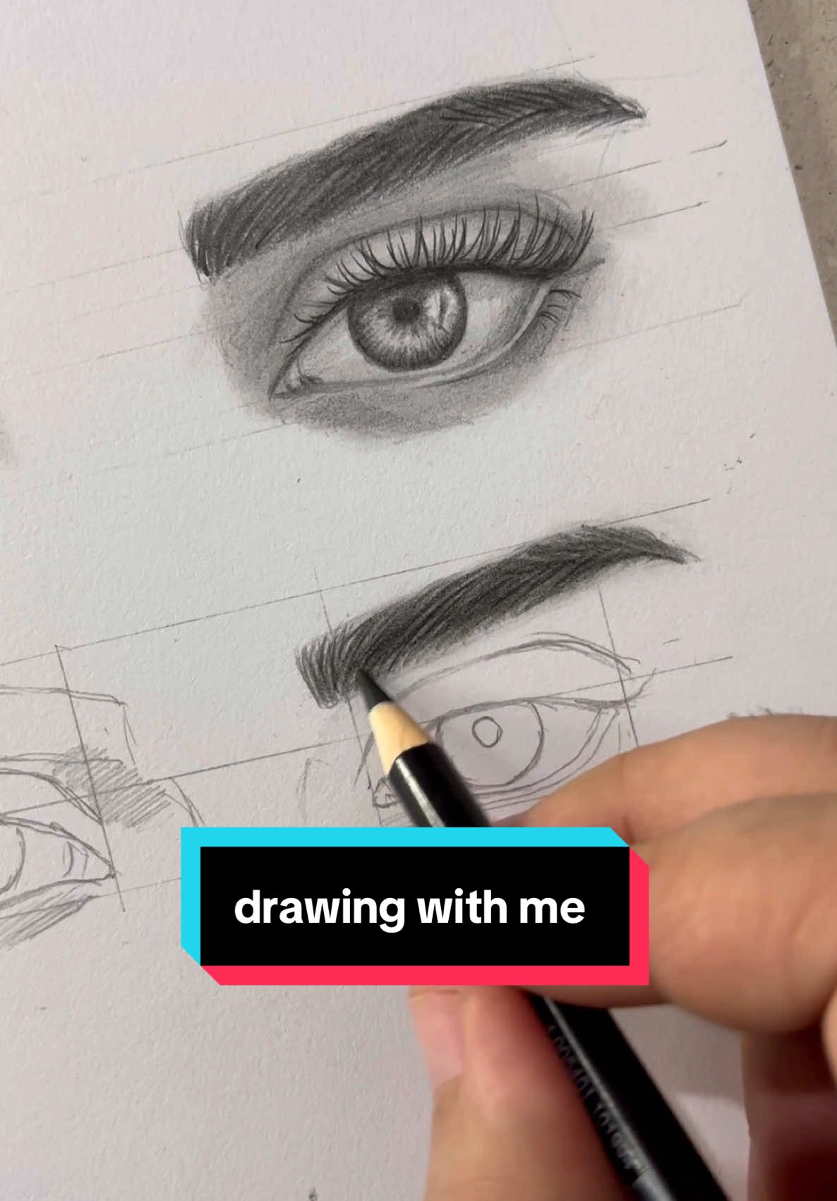 ازاي ترسم الحواجب بأقلام الرصاص #تعلم_علي_تيك_توك #tiktok_art #drawing 