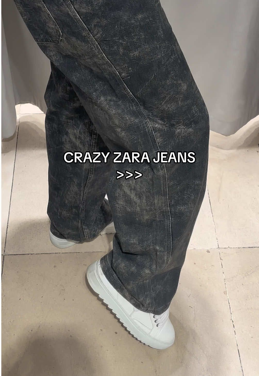 NEW CRAZY JEANS FROM @ZARA  #fyp #fy #foryou #foryoupage #zara #jeans #zarajeans #viral #fashion #streetwear #fashionfinds #zarafinds #outfit #zarahaul #numeris @Numeris 