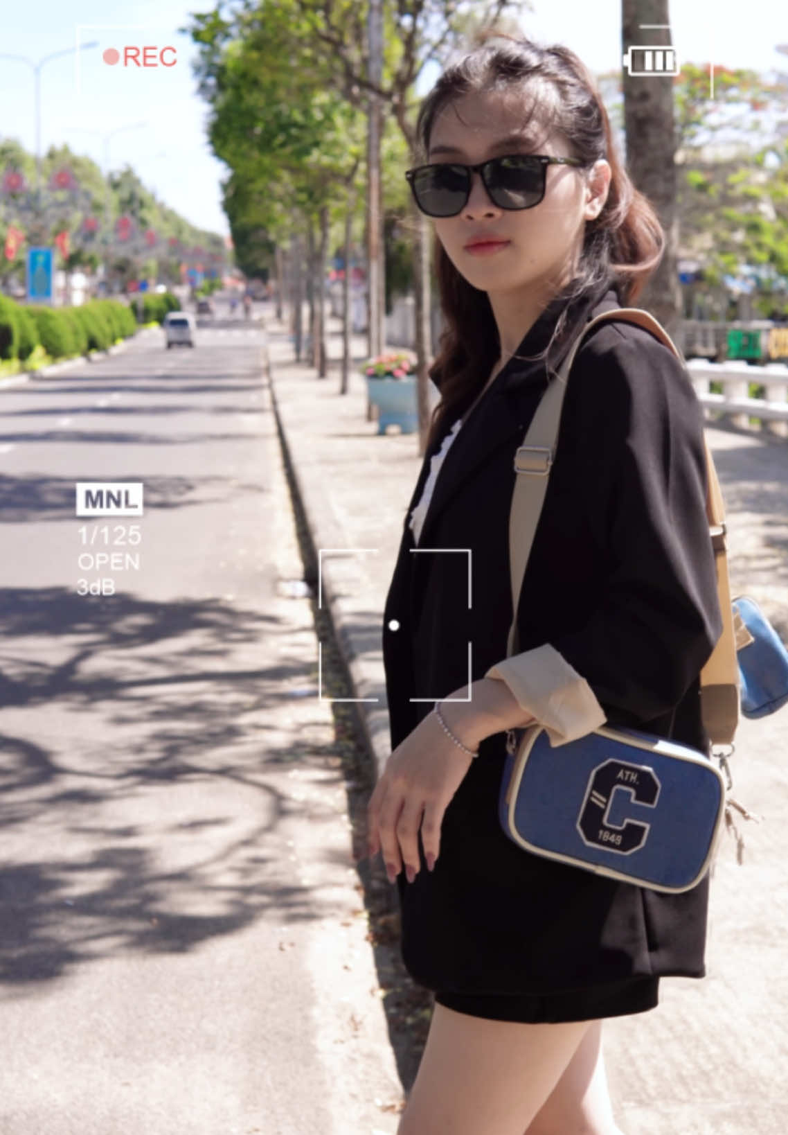 Túi chữ C chất vải canvas #phuonghuyennhi #fashion #tuideocheo 