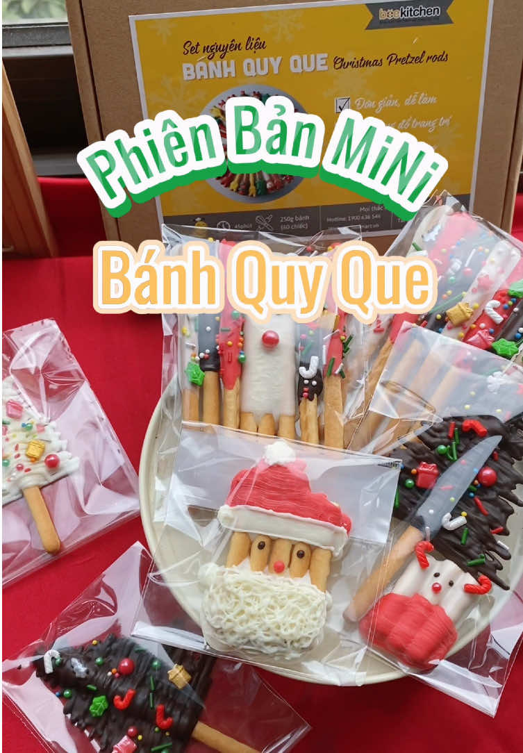 #bee #christmas #DIY #diycookie #xmas #beekitchen #xmastiktok #TikTokShop #christmastiktok #cookie #pepero #banhque #pretzelrods #banhquegiangsinh 