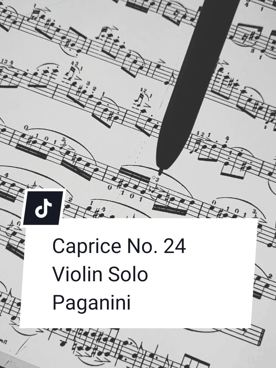 Caprice No. 24 for Solo Violin, Op.1 Paganini #violin . . #classicalmusic #orchestra #violin #ensamble #musicclass #violinist