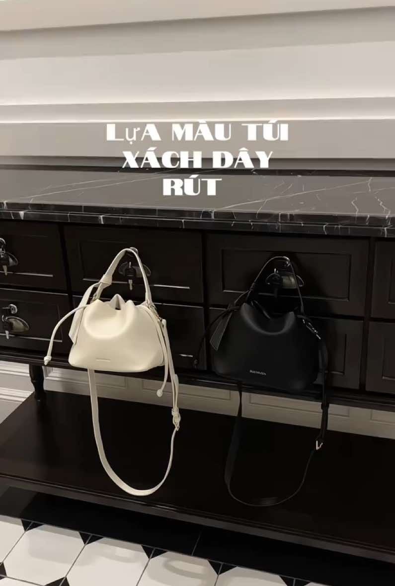 Gợi ý những màu xinh của túi xách dây rút 🫶🏻 #goccuamainhi #mainhireview #fypviralシ #unbox #tuixach 