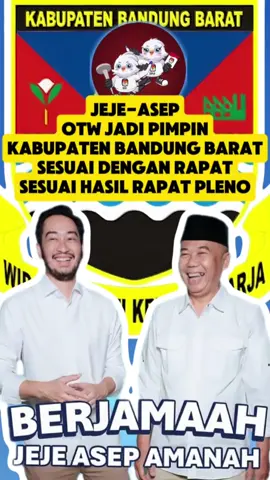 Kabupaten Bandung Barat Jadi di pimpin oleh Jeje Asep #pilkada2024 #jeje #Bandung #KabupatenBandungBarat #kabupatenbandung #CapCut 