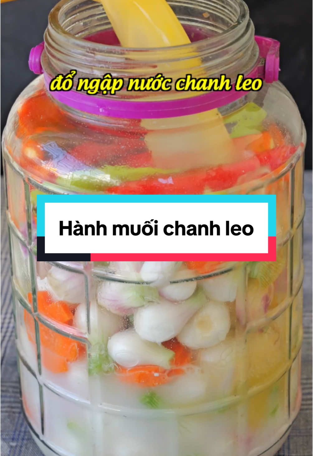 Hành muối chanh leo kinh doanh Tết #cotamcooking 