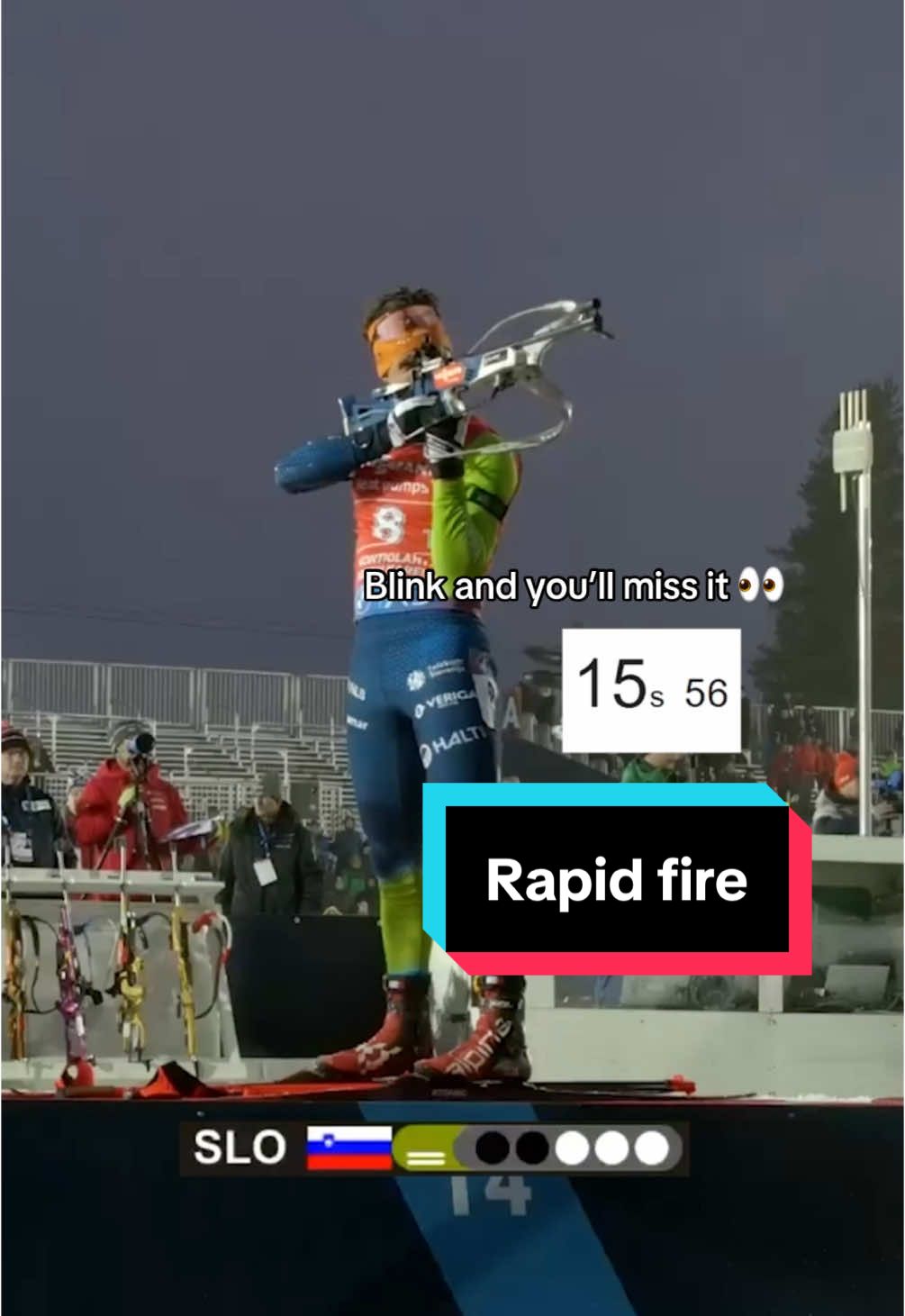 This is what we call a rapid fire 🔥 #biathlon #biathlonfamily #sports #wintersports #fy #talent 