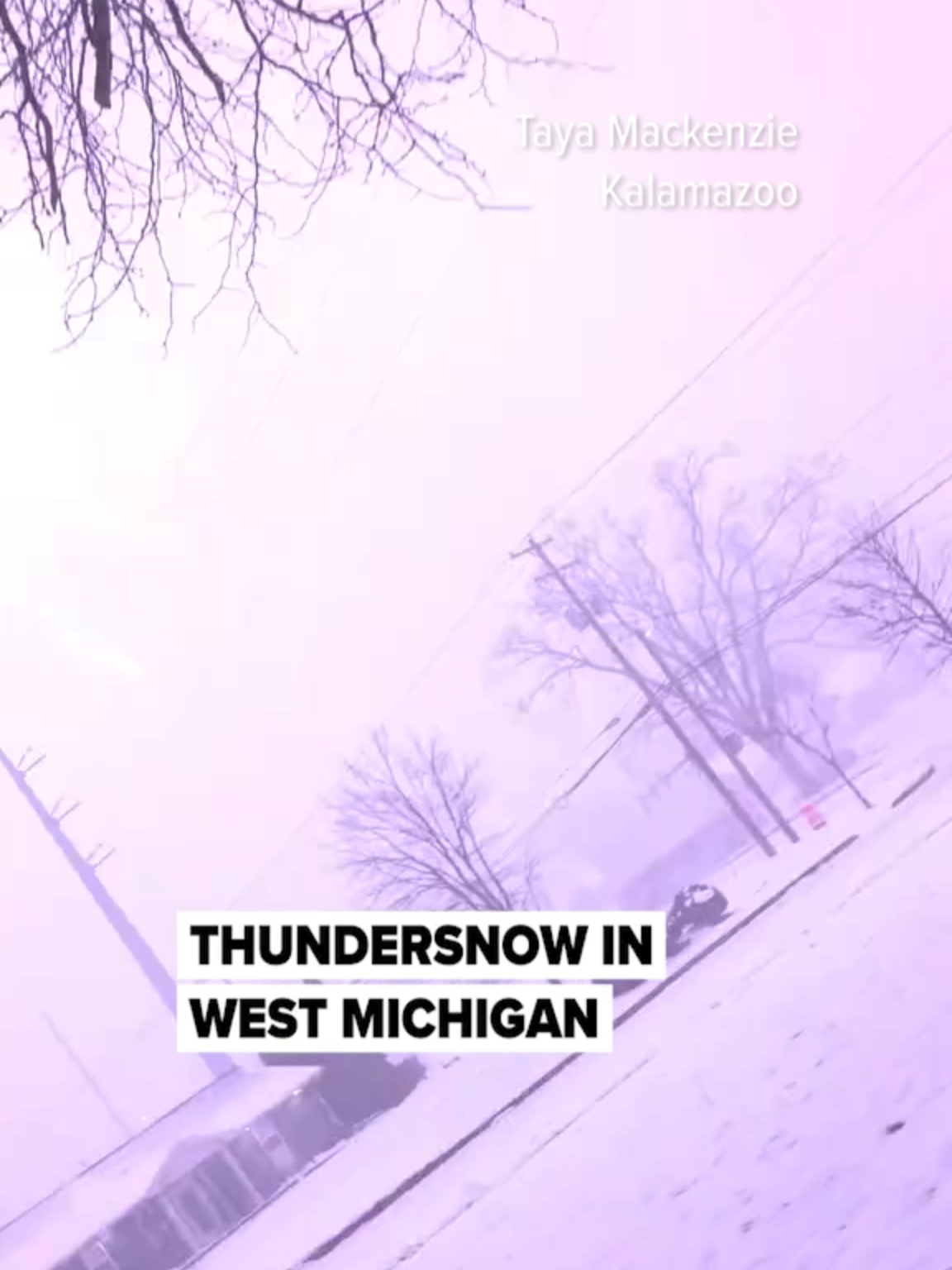 The powerful winter storm that swept across Michigan Wednesday night included rare thundersnow. The processes that make thunderstorms don’t happen often in cold situations. A large winter storm can have the thunderstorm-making process, but Wednesday's thundersnow around Kalamazoo was even more rare because it was caused by the lake-effect process and not a large-scale storm system. (Video provided by @pastel_bomb_shelter, @threads2dieforbyjenna, @deadngrizzly) #kalamazoo #michiganweather #snowstorm #thundersnow #westmichigan #lakeeffectsnow