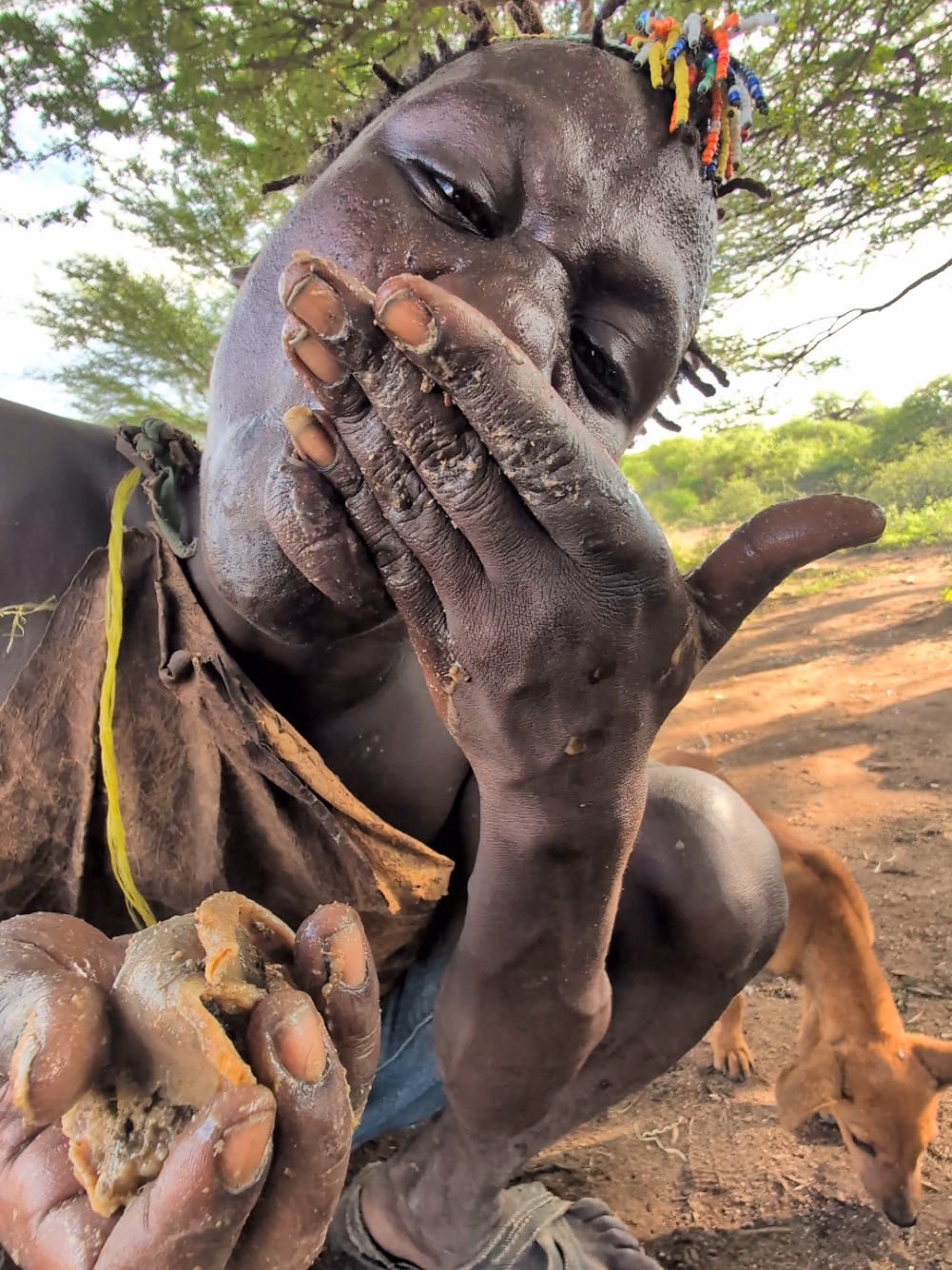 it's,,delicious meal😋 enjoy Lovely morning breakfast 🤤 best hunt's eating their food #culture#traditional #africa 