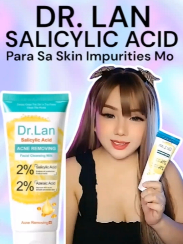 Oily Skin, White Heads, Black Heads, Acne? Try Dr. Lan Salicylic Acid Facial Wash! 👌 #SkinCareRoutine #SkinCareTips #facialwash  #DrLan 