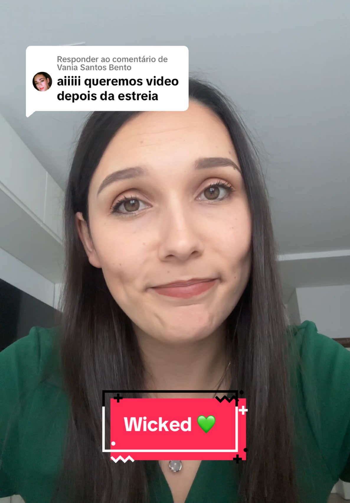 A responder a @Vania Santos Bento procuram-se pessoas que queiram ver o Wicked até enjoar #wicked #wickedmovie #idinamenzel #cynthiaerivo #elphaba 