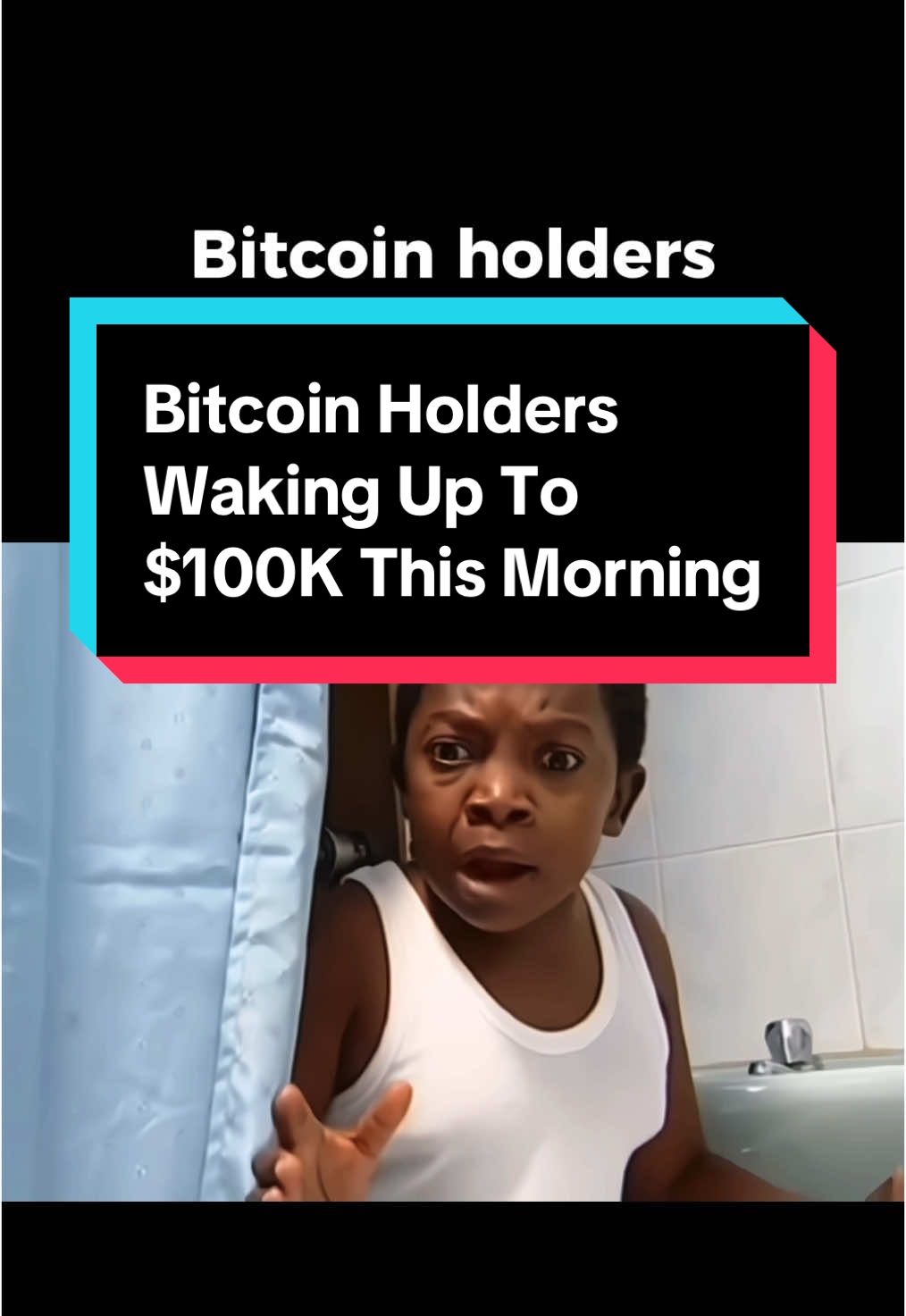 Bitcoin holders waking up to $100K this morning #crypto #cryptocurrency #bitcoin #btc #cryptomemes #cryptoinvestor #cryptotrader #cryptoinvestment #foryou #fyp 