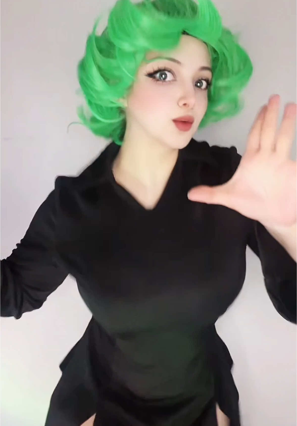 от того что я прыгаю, немного видно шапку ахахахаха #tatsumaki #onepunchman 