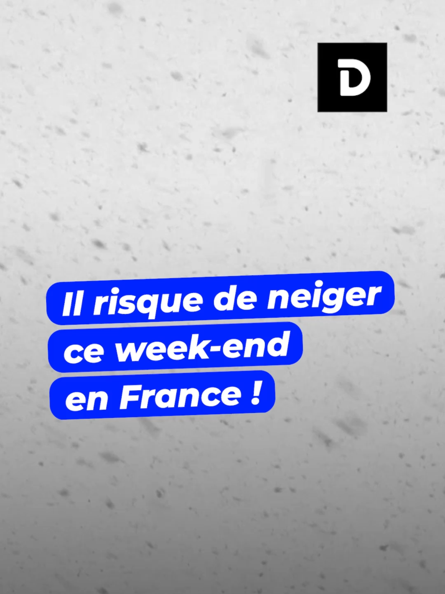 Il risque de neiger ce week-end en France ! #snow #neige #france