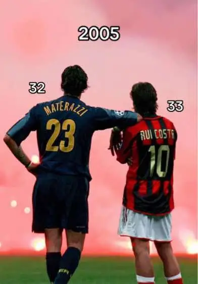 Part 23 | One of the most iconic photo ever | Materazzi and Rui Costa | #ruicosta #materazzi #derby #milano #footballtiktok #fyp #perte 