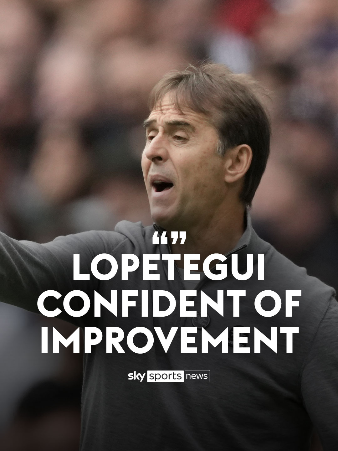 Julen Lopetegui fully believes he can improve West Ham’s current situation and is still planning to be in charge of West Ham against Wolves. #footballtiktok #wolves #westham
