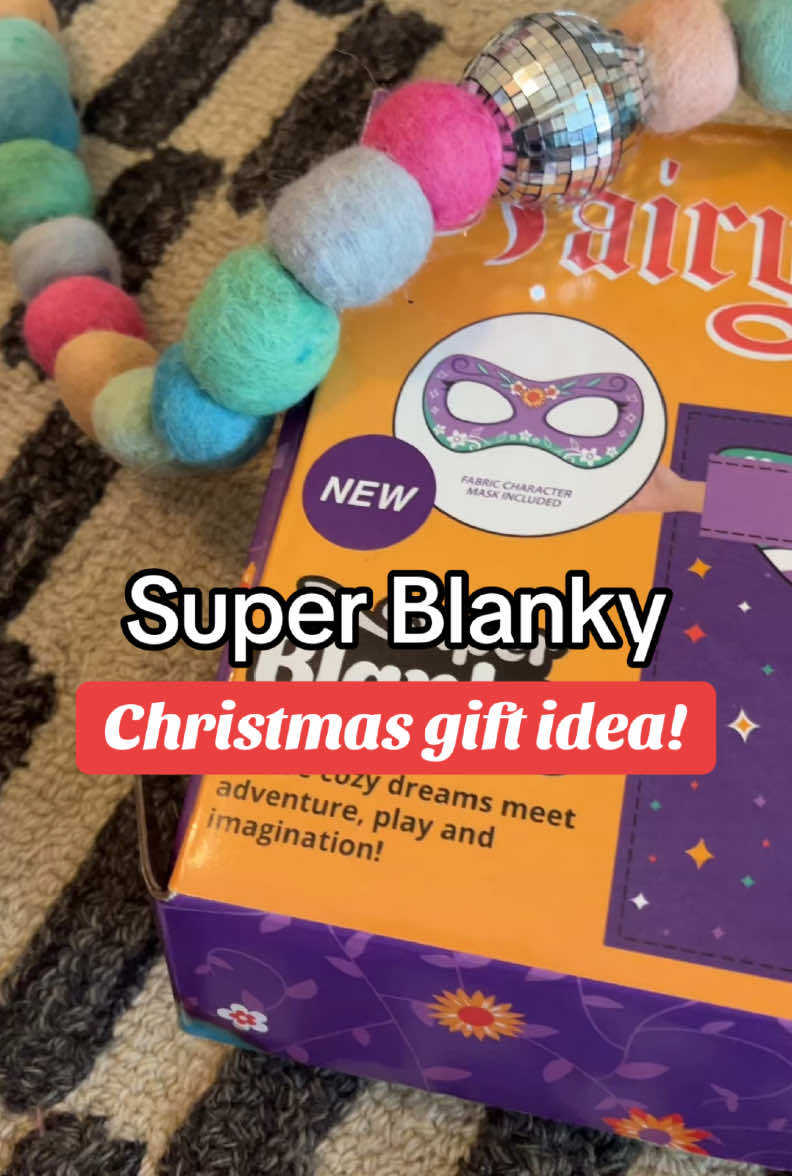 Leighton is getting this super cute wearable blanket this Christmas. I love when you open the box they remind you that you are loved AND adored. ❤️✨🥹 #superblanky #fairybloomsuperblanky #christmas #christmasgift #kids #blanket #fyp @Dreamighty 