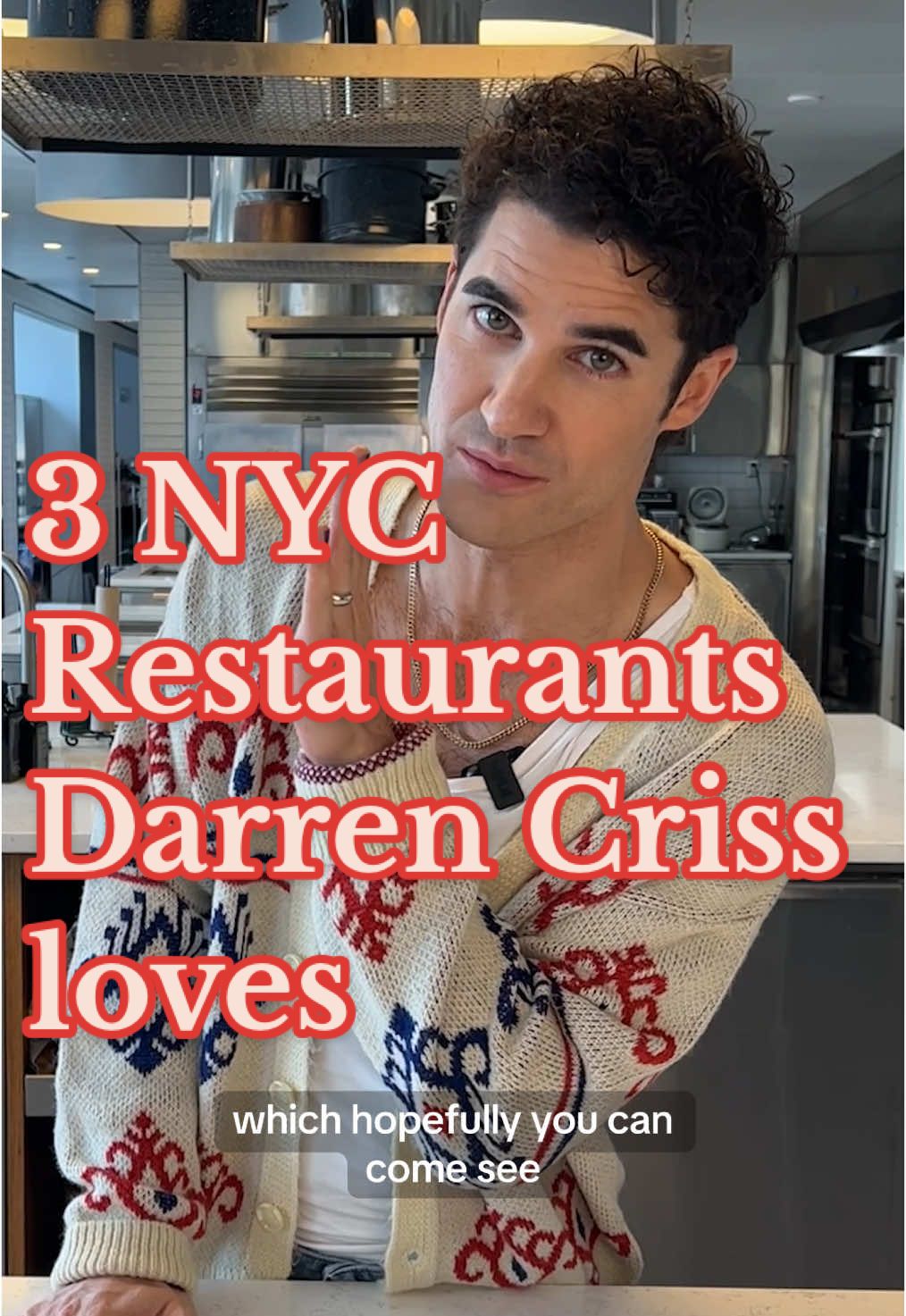 The Golden Diner breakfast sandwich has legions of fans and @Darren Criss is one of them. We asked the Broadway star for his top 3 restaurant recs in NYC. #nycrestaurants 