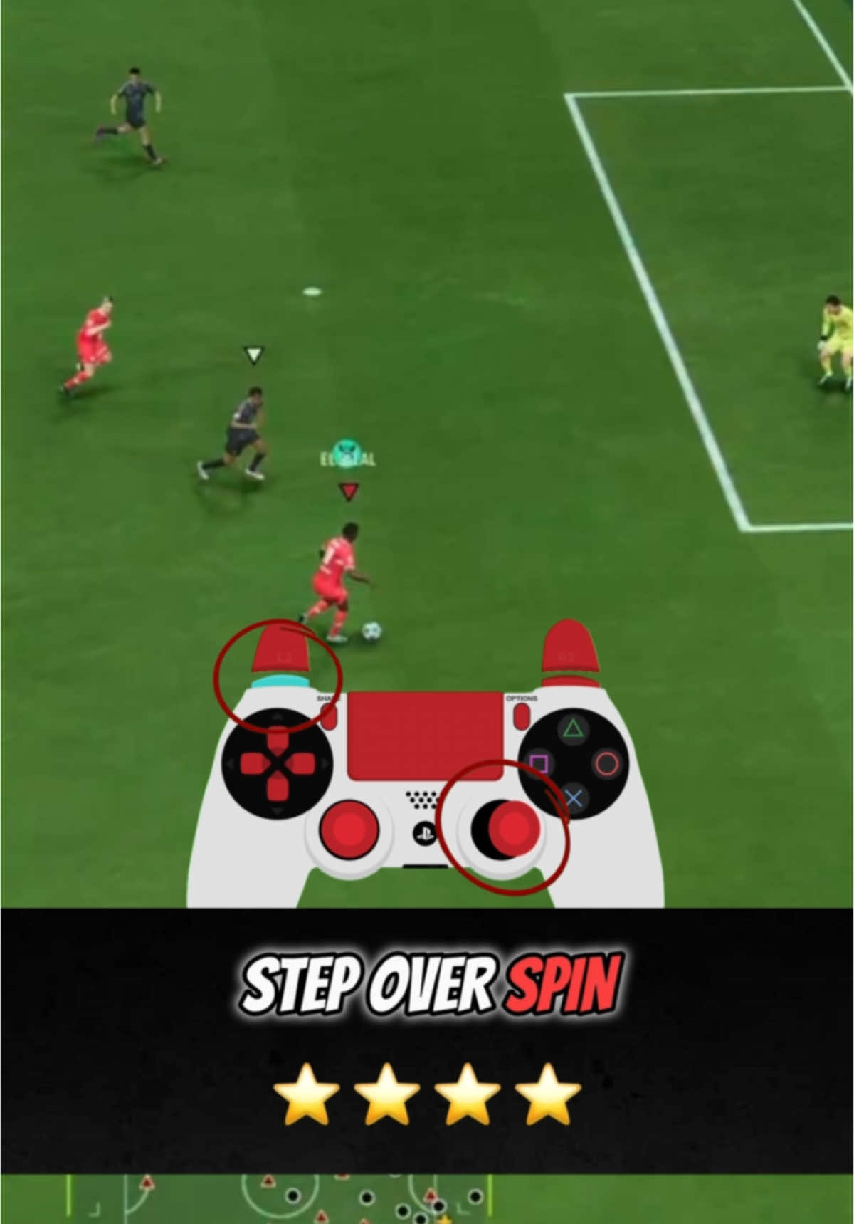 Der Step over Spin in EAFC25 ist einfach zu op 😮‍💨 #EAFC25 #fc25 #ultimateteam #skill #tutorial #balkanicea 