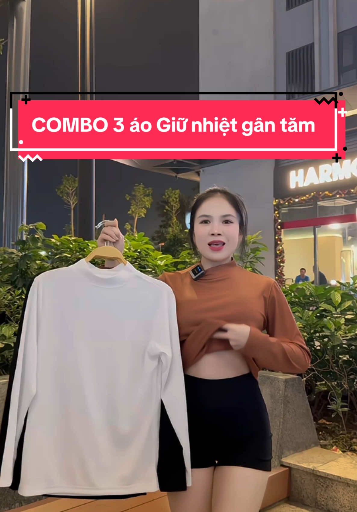 COMBO 3 áo Giữ nhiệt gân tăm